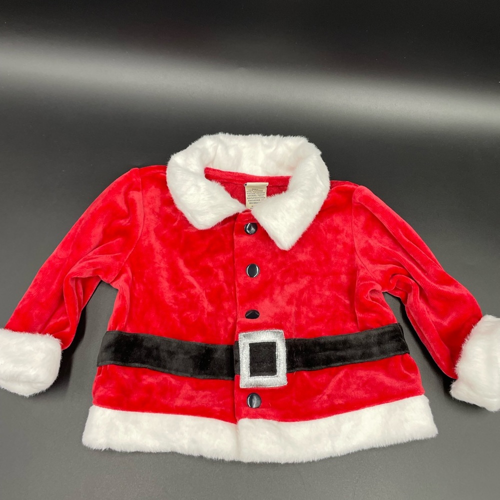 Unisex Santa baby infant 0-3 months vintage Santa outfit - Picture 6 of 9